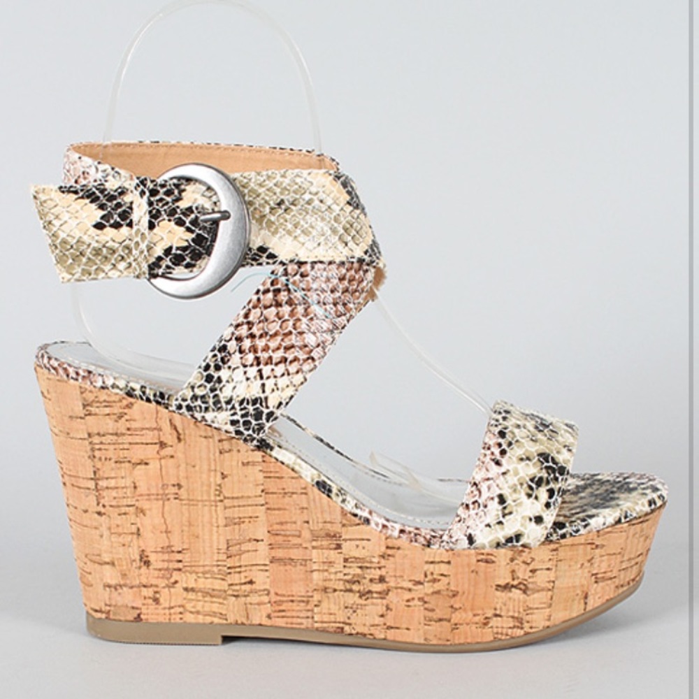 Bamboo Snake skin Espadrille